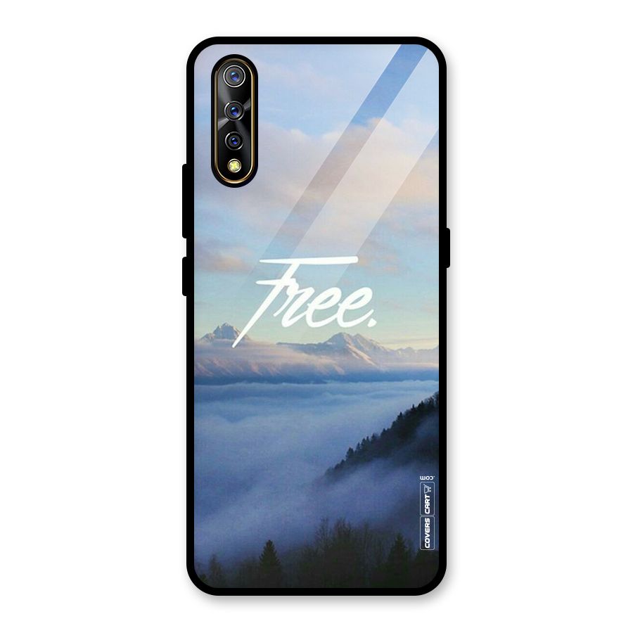 Cloudy Free Glass Back Case for Vivo S1