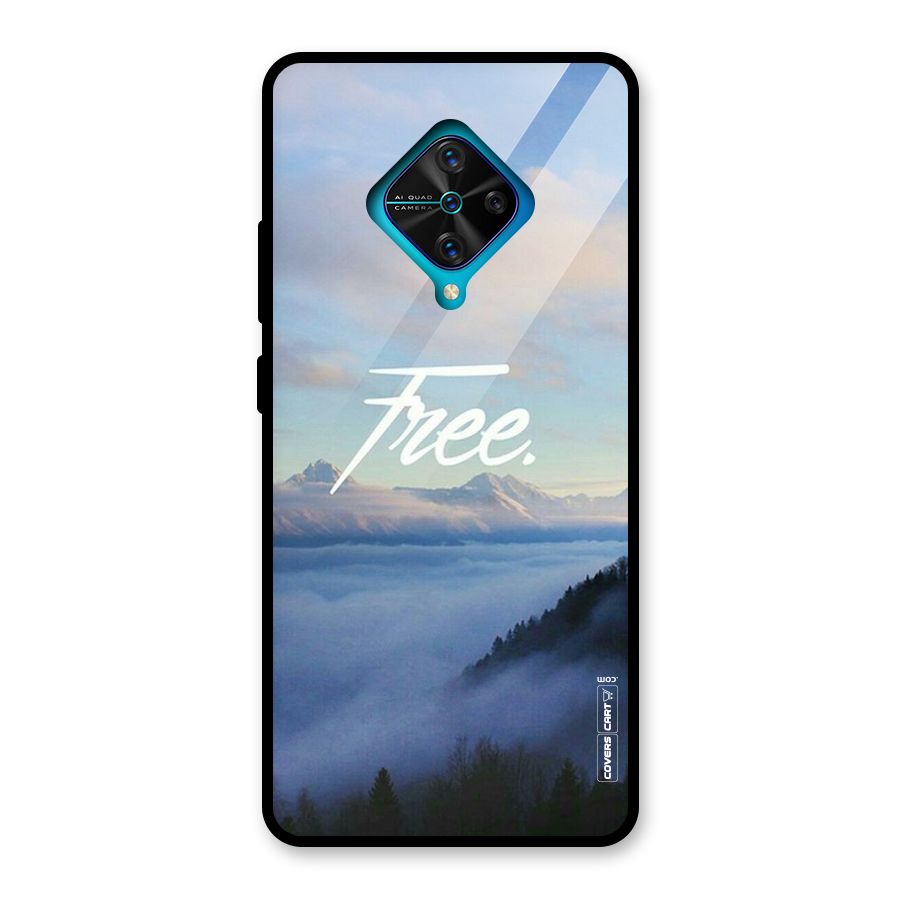 Cloudy Free Glass Back Case for Vivo S1 Pro