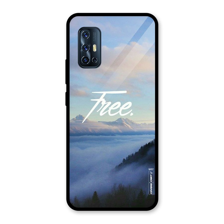 Cloudy Free Glass Back Case for Vivo V17