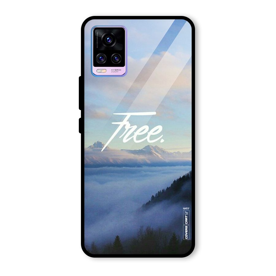 Cloudy Free Glass Back Case for Vivo V20 Pro
