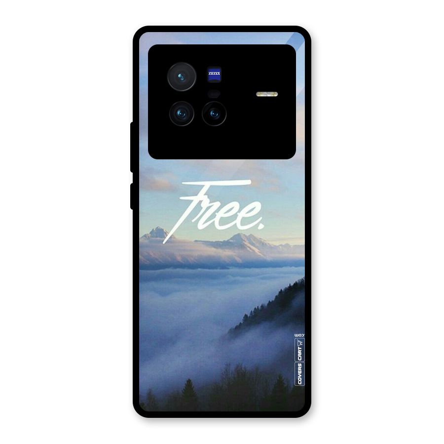 Cloudy Free Glass Back Case for Vivo X80