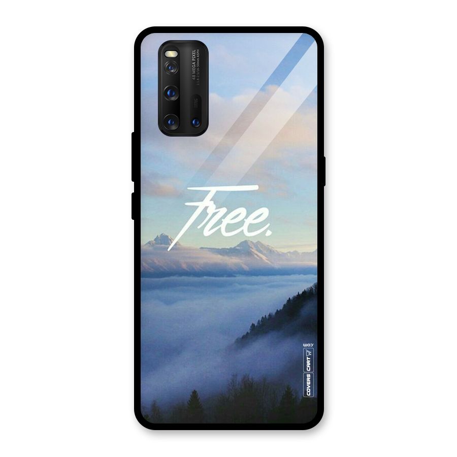 Cloudy Free Glass Back Case for Vivo iQOO 3