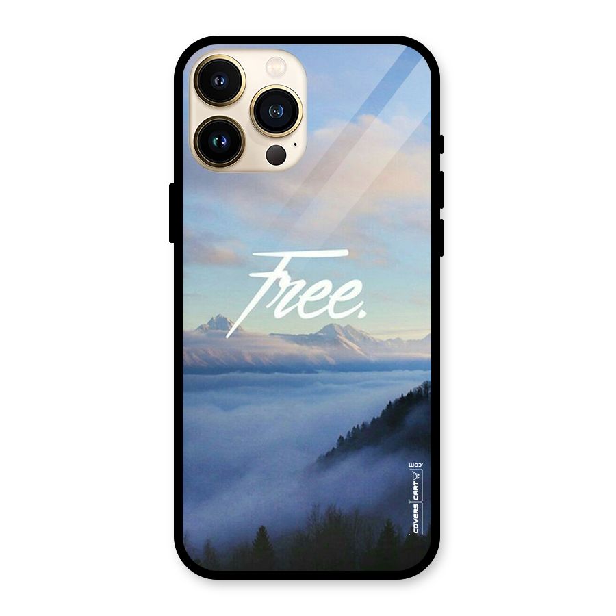 Cloudy Free Glass Back Case for iPhone 13 Pro Max