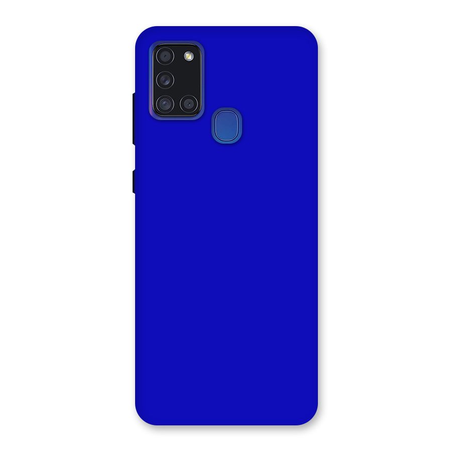 Cobalt Blue Back Case for Galaxy A21s