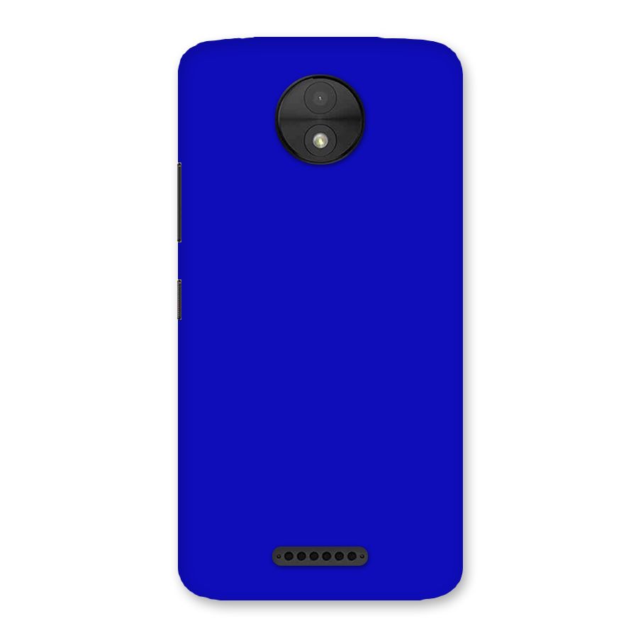 Cobalt Blue Back Case for Moto C