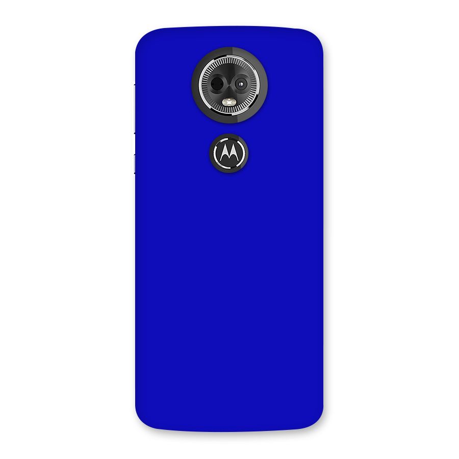 Cobalt Blue Back Case for Moto E5 Plus