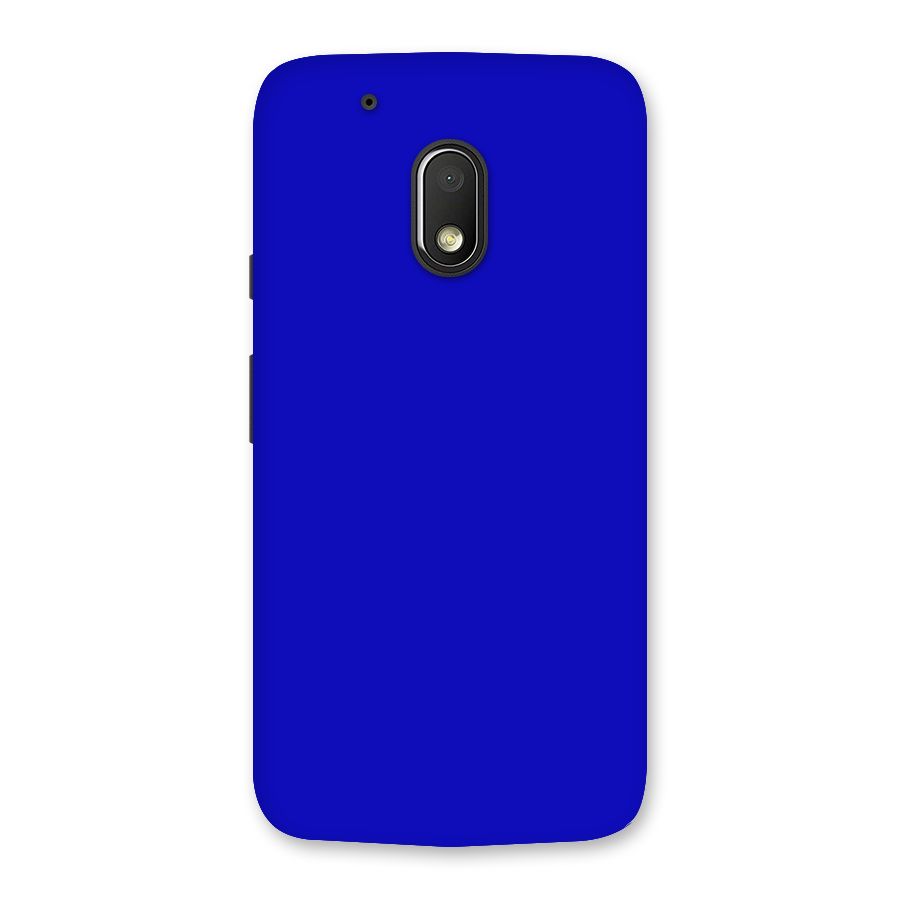 Cobalt Blue Back Case for Moto G4 Play