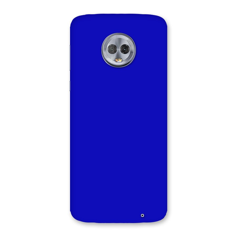 Cobalt Blue Back Case for Moto G6 Plus