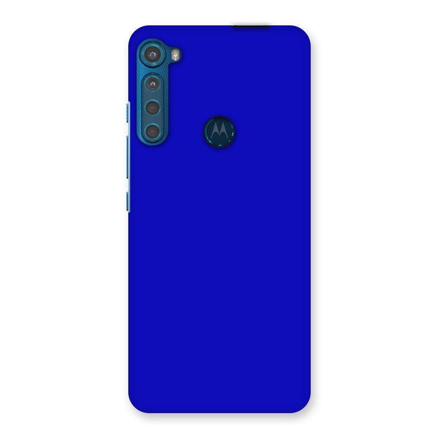 Cobalt Blue Back Case for Motorola One Fusion Plus