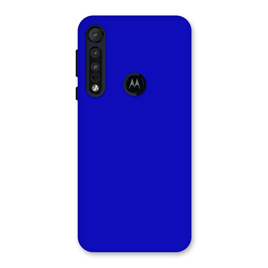 Cobalt Blue Back Case for Motorola One Macro