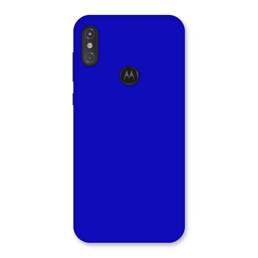 Cobalt Blue Back Case for Motorola One Power