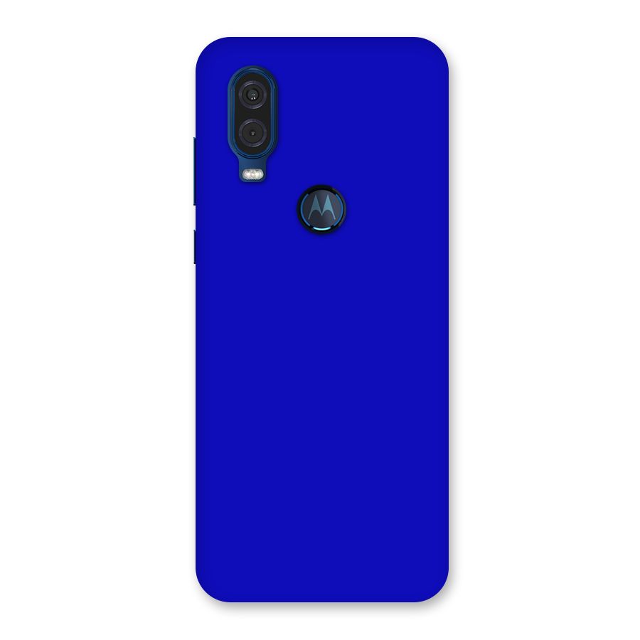 Cobalt Blue Back Case for Motorola One Vision