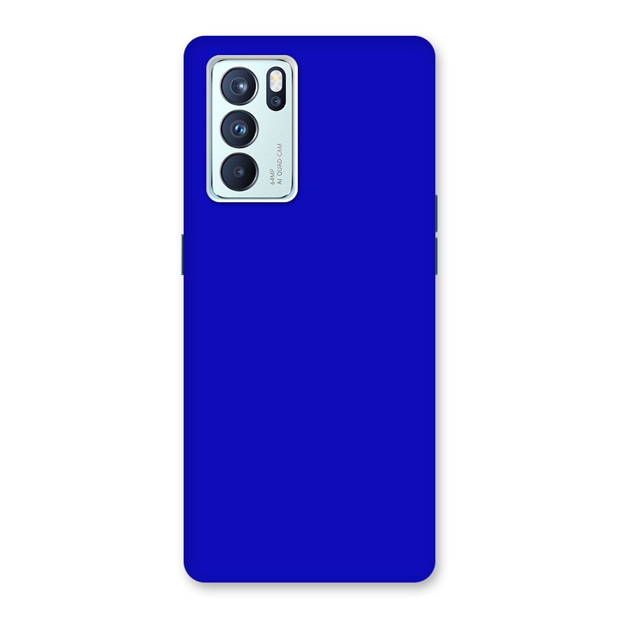 Cobalt Blue Back Case for Oppo Reno6 Pro 5G