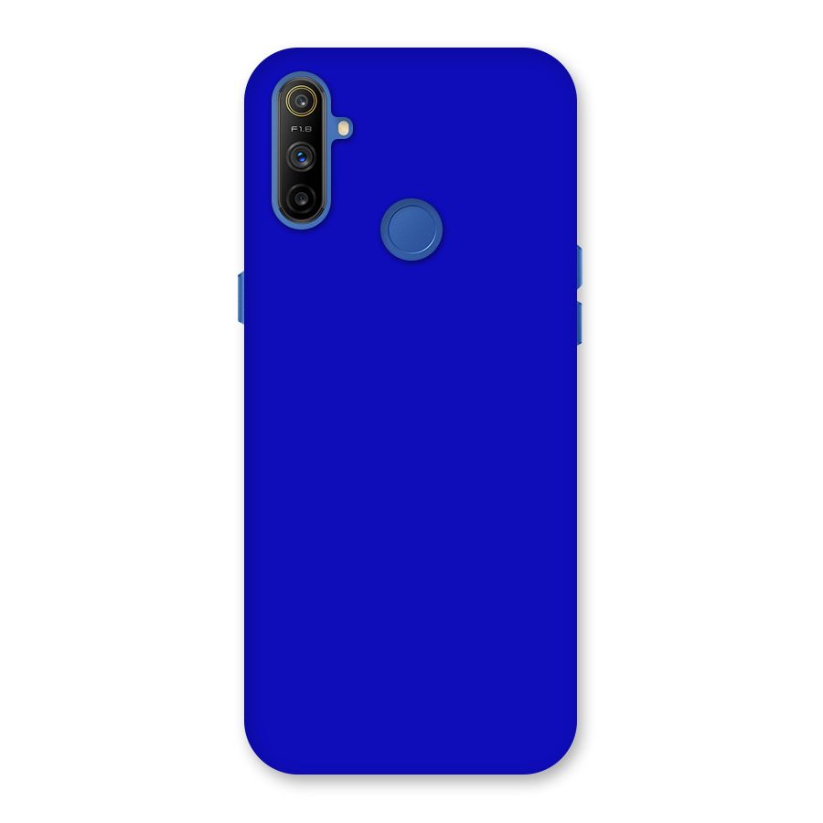 Cobalt Blue Back Case for Realme Narzo 10A