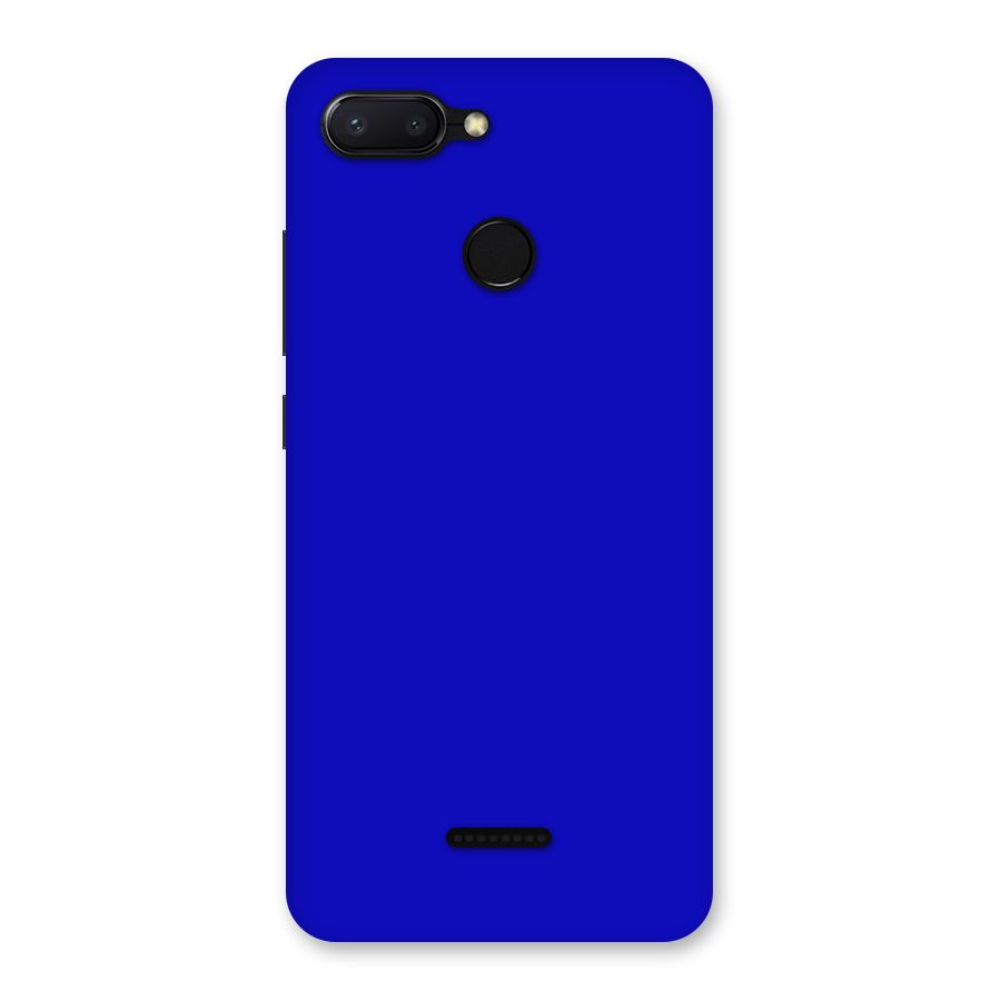 Cobalt Blue Back Case for Redmi 6