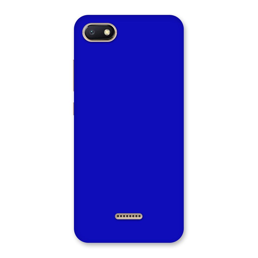 Cobalt Blue Back Case for Redmi 6A