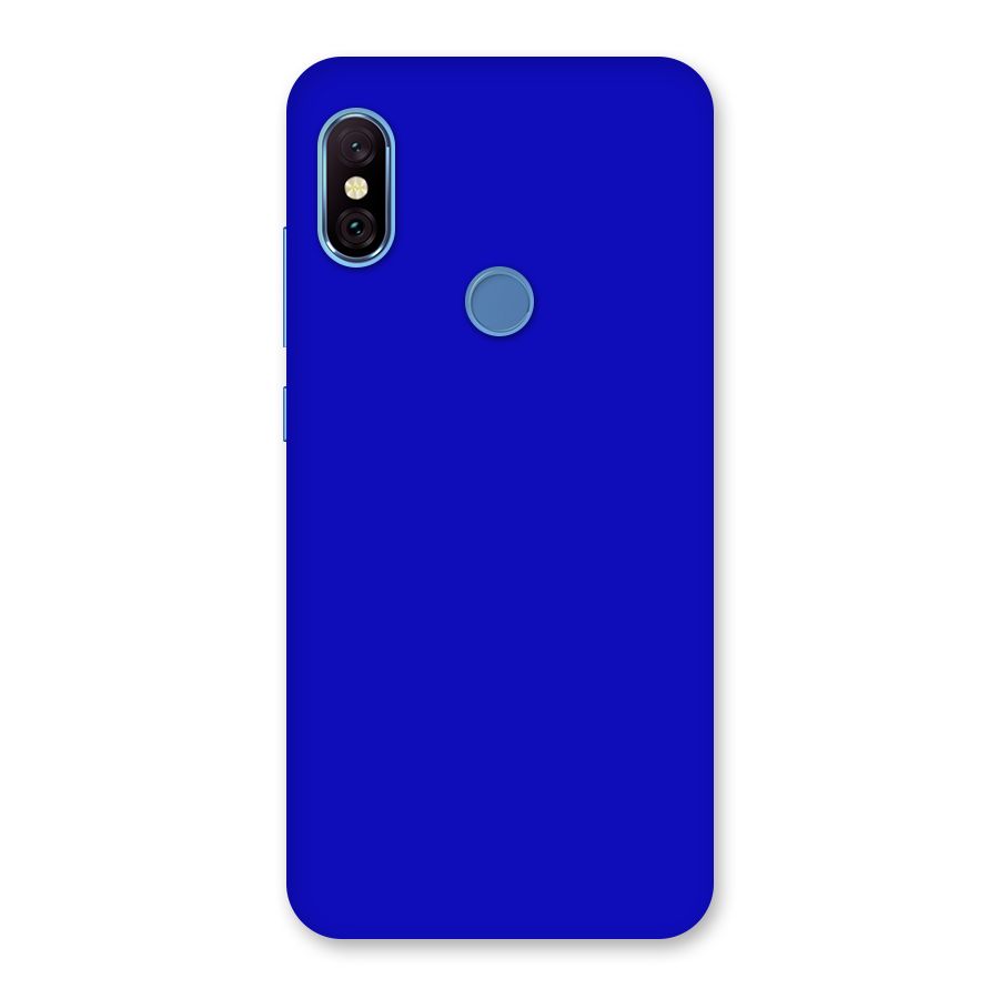 Cobalt Blue Back Case for Redmi Note 6 Pro