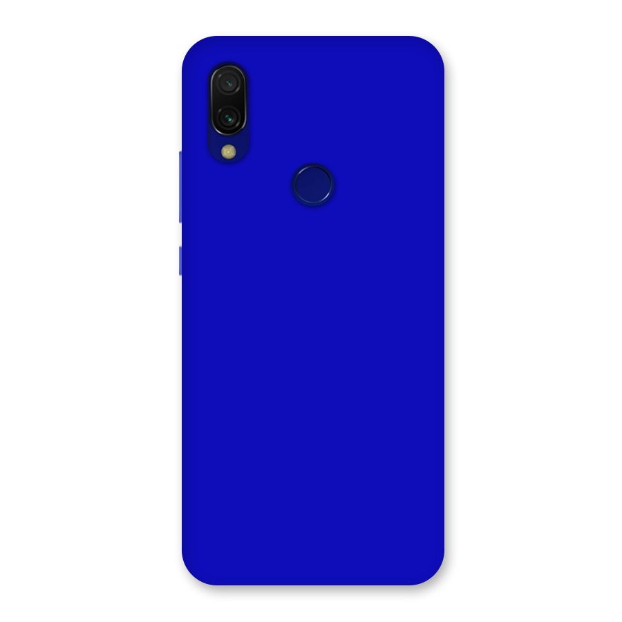 Cobalt Blue Back Case for Redmi Y3