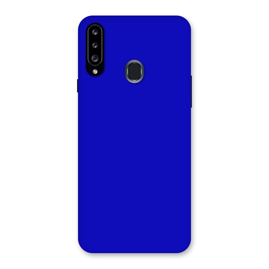 Cobalt Blue Back Case for Samsung Galaxy A20s