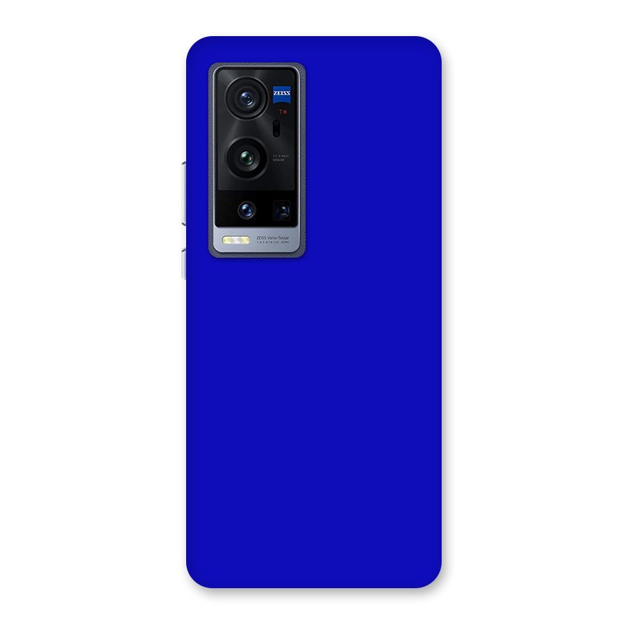 Cobalt Blue Back Case for Vivo X60 Pro Plus