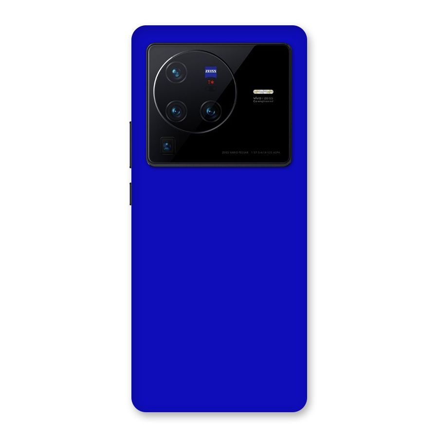 Cobalt Blue Back Case for Vivo X80 Pro