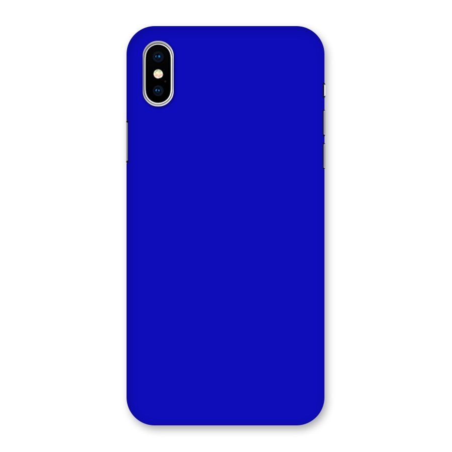 Cobalt Blue Back Case for iPhone XS