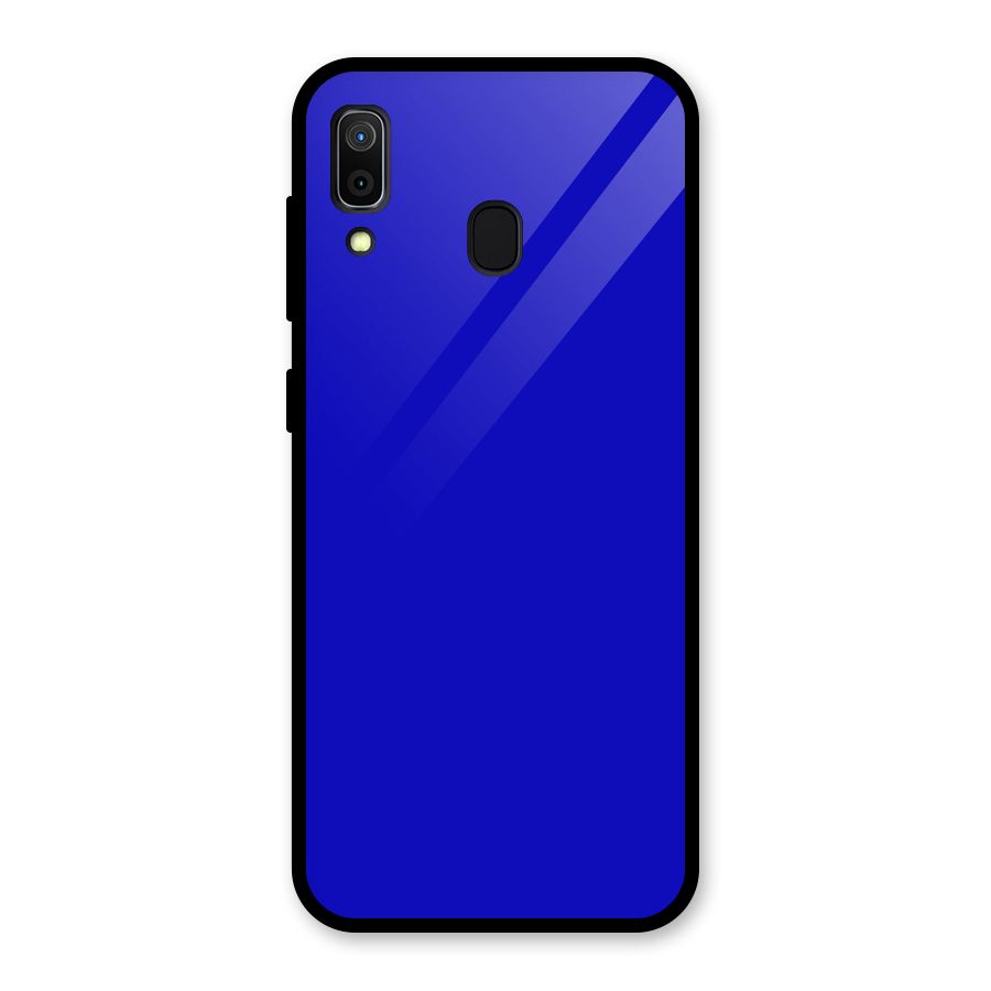 Cobalt Blue Glass Back Case for Galaxy A30