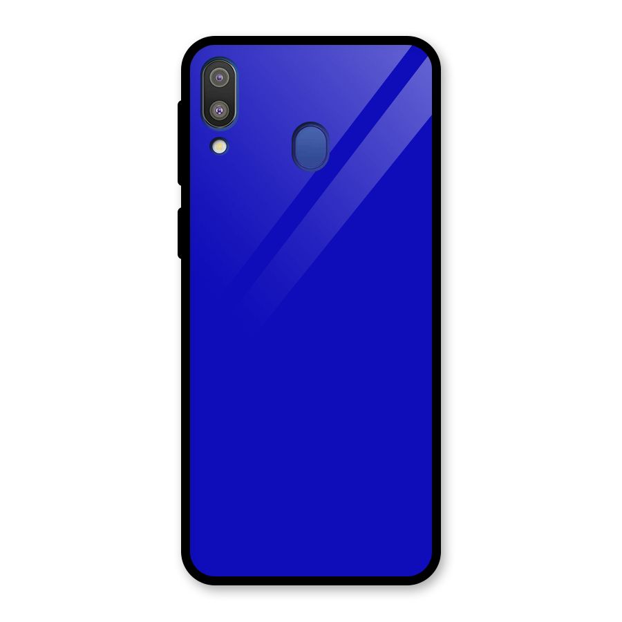 Cobalt Blue Glass Back Case for Galaxy M20