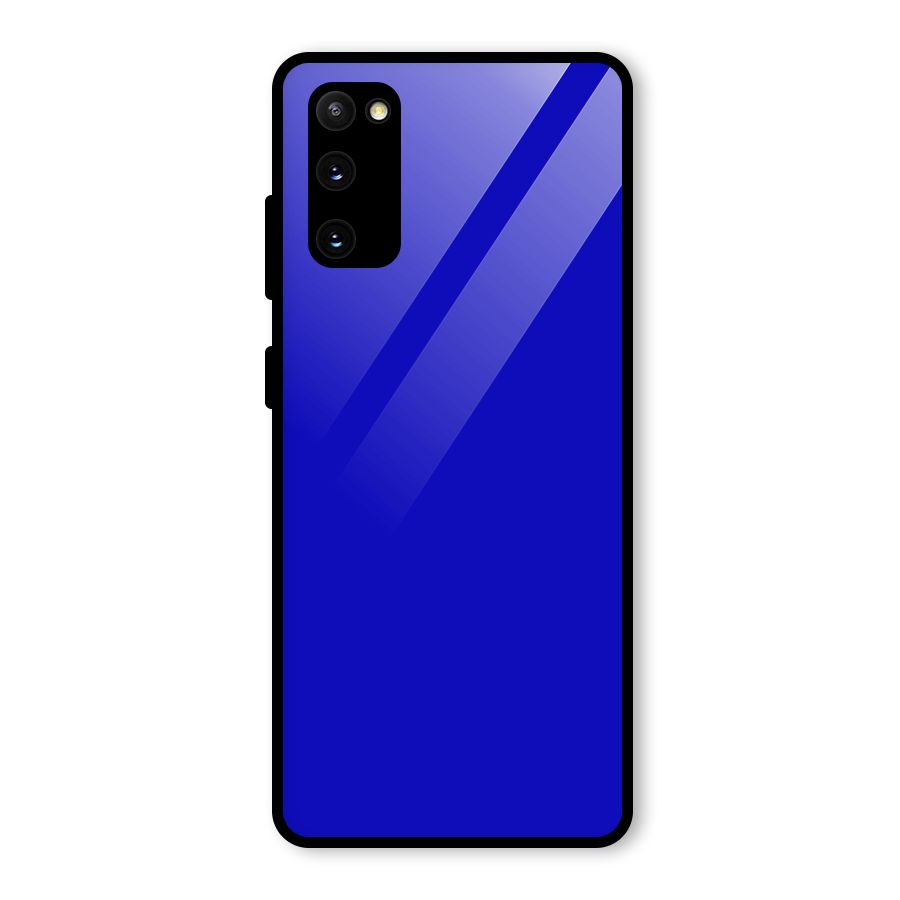 Cobalt Blue Glass Back Case for Galaxy S20 FE 5G