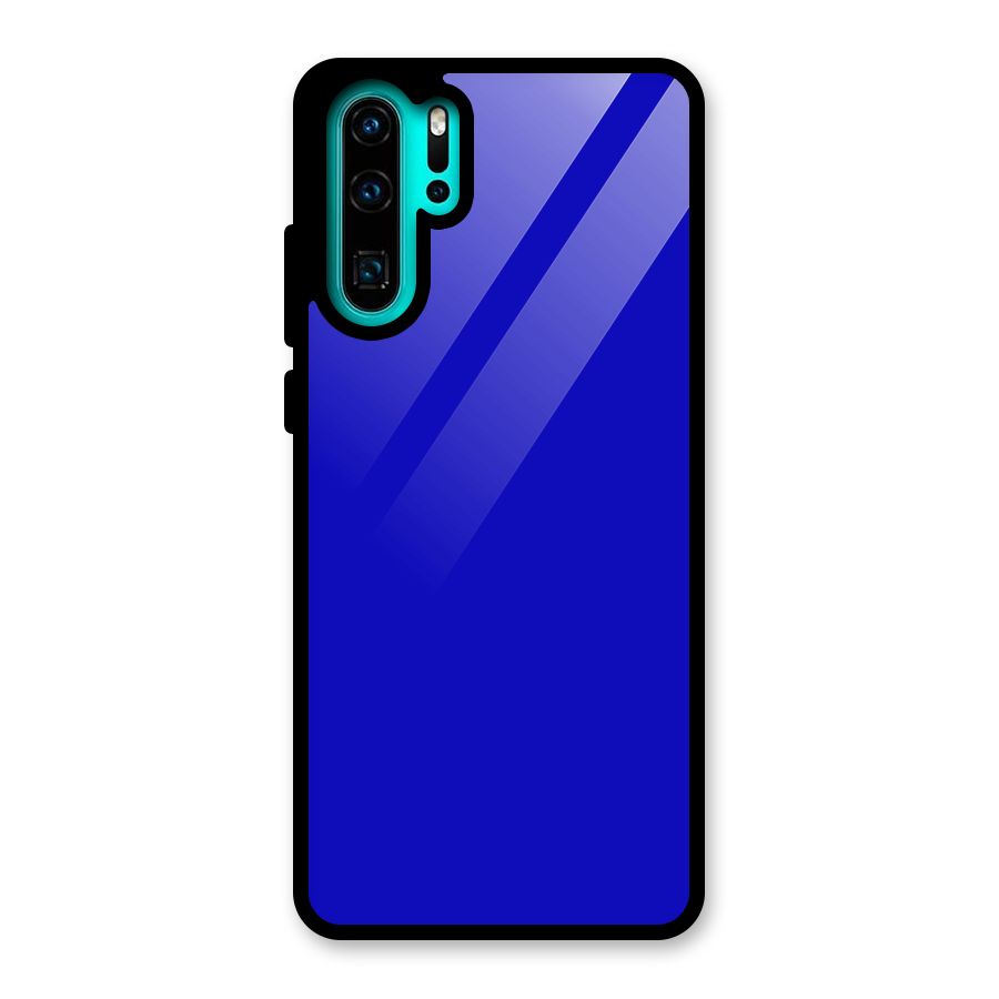 Cobalt Blue Glass Back Case for Huawei P30 Pro