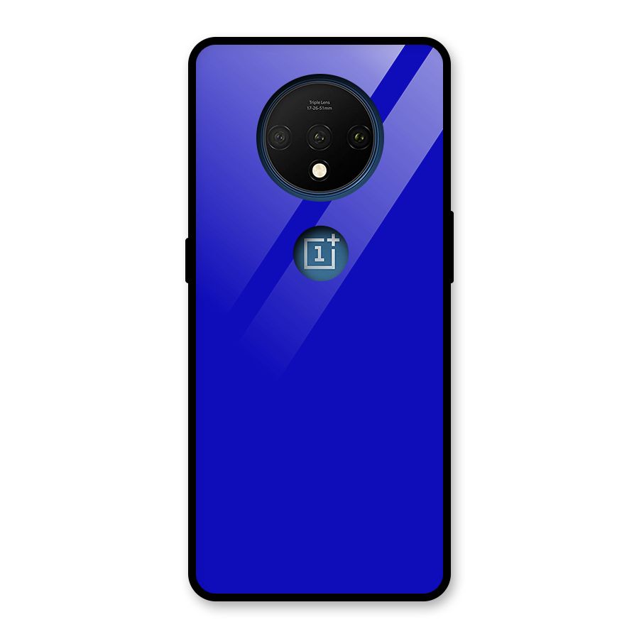 Cobalt Blue Glass Back Case for OnePlus 7T