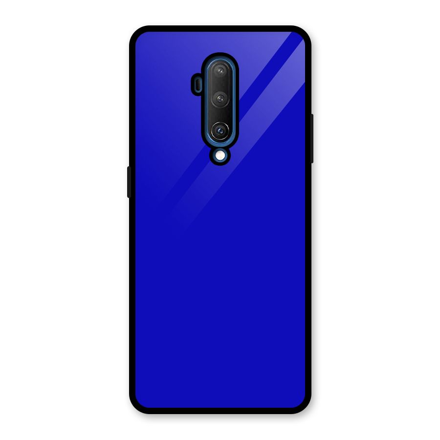 Cobalt Blue Glass Back Case for OnePlus 7T Pro