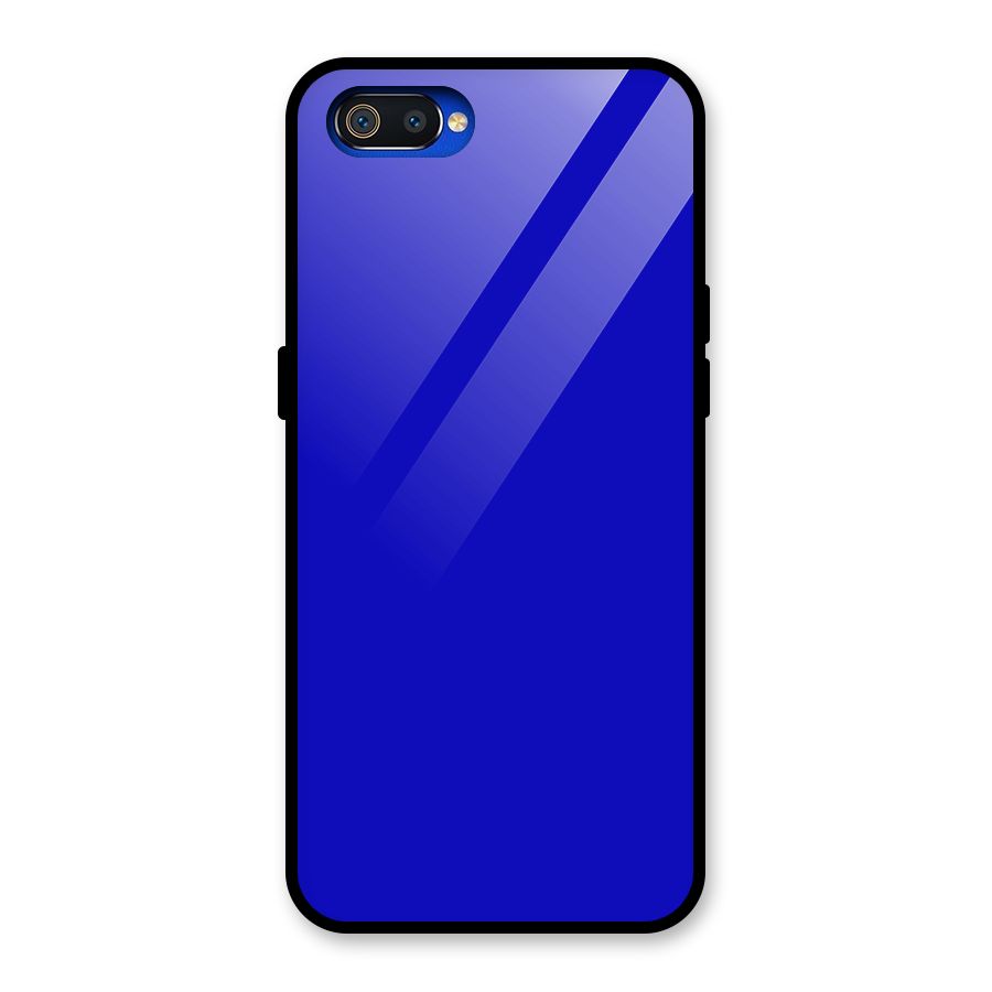 Cobalt Blue Glass Back Case for Realme C2