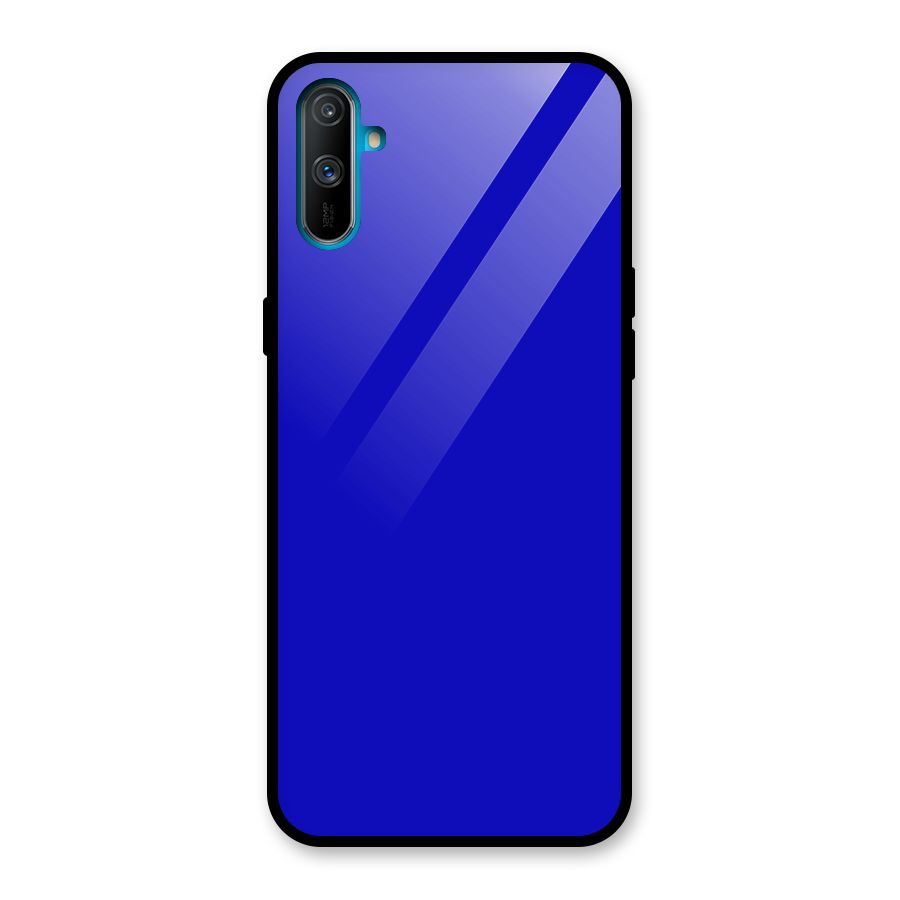 Cobalt Blue Glass Back Case for Realme C3