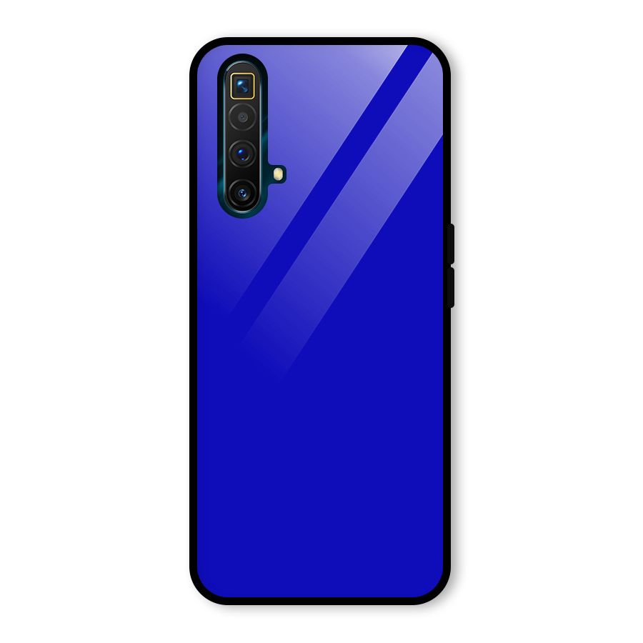 Cobalt Blue Glass Back Case for Realme X3 SuperZoom
