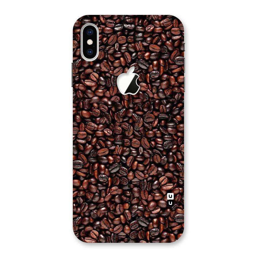 Cocoa Beans Back Case for iPhone XS Max Apple Cut