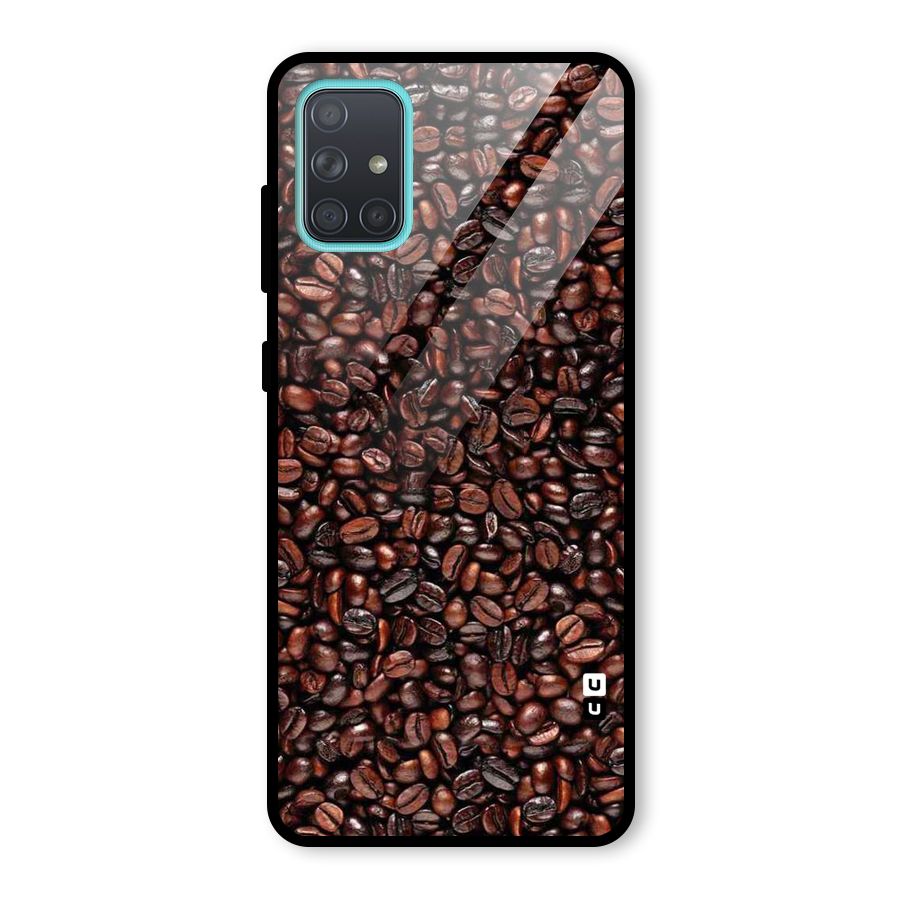 Cocoa Beans Glass Back Case for Galaxy A71
