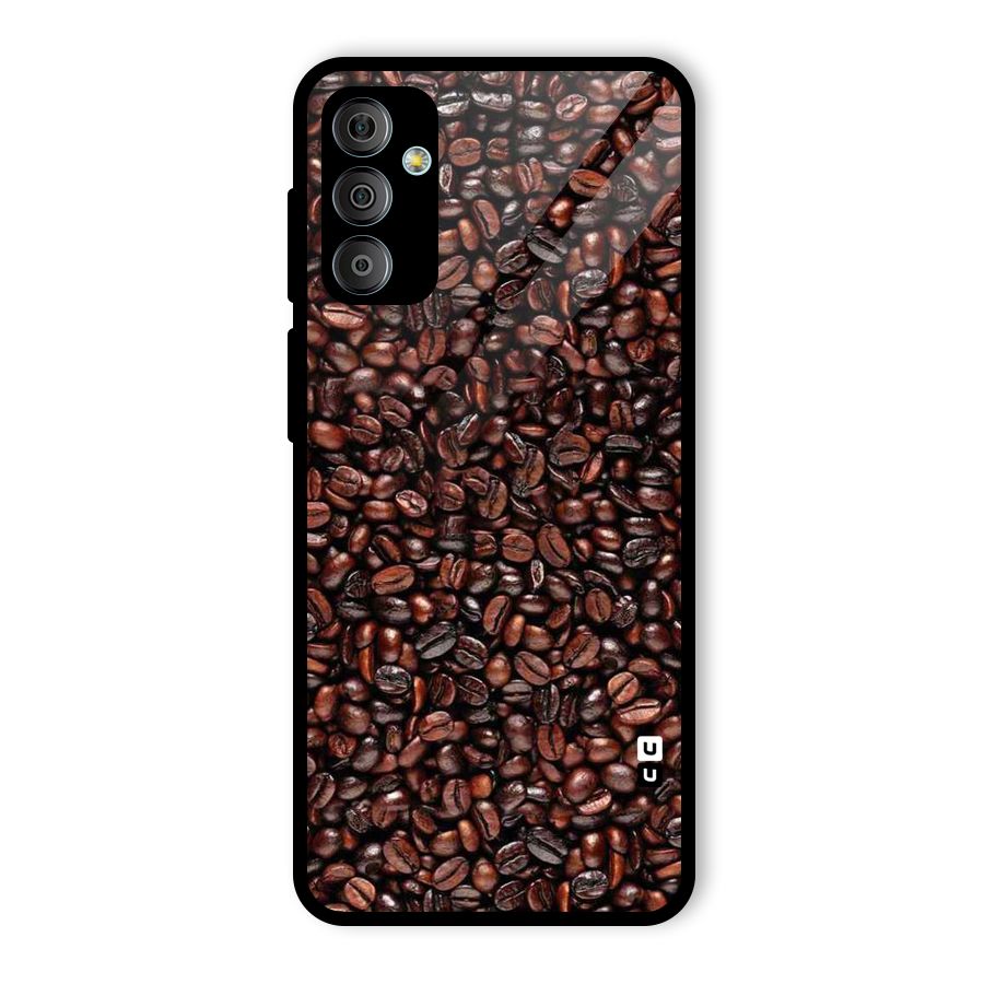 Cocoa Beans Glass Back Case for Galaxy F23