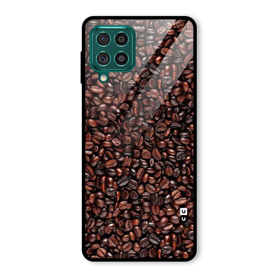 Cocoa Beans Glass Back Case for Galaxy F62