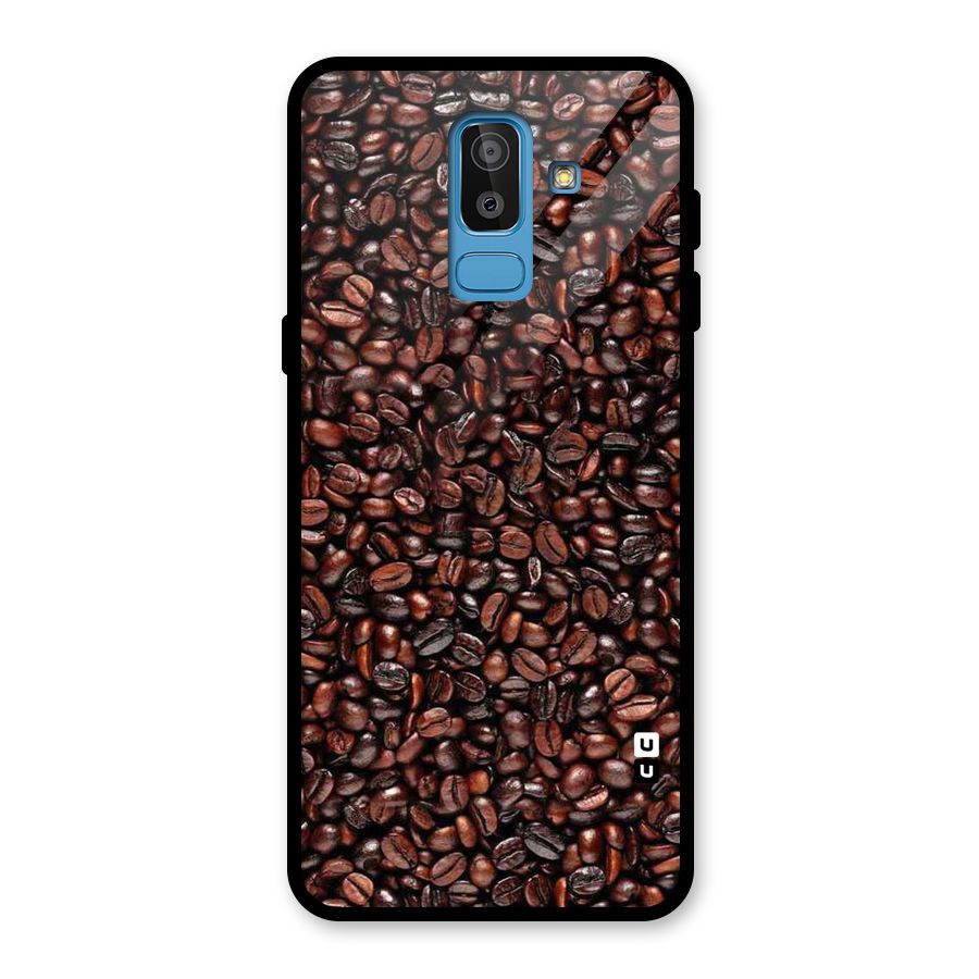 Cocoa Beans Glass Back Case for Galaxy J8