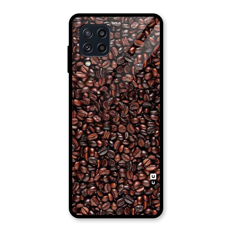 Cocoa Beans Glass Back Case for Galaxy M32