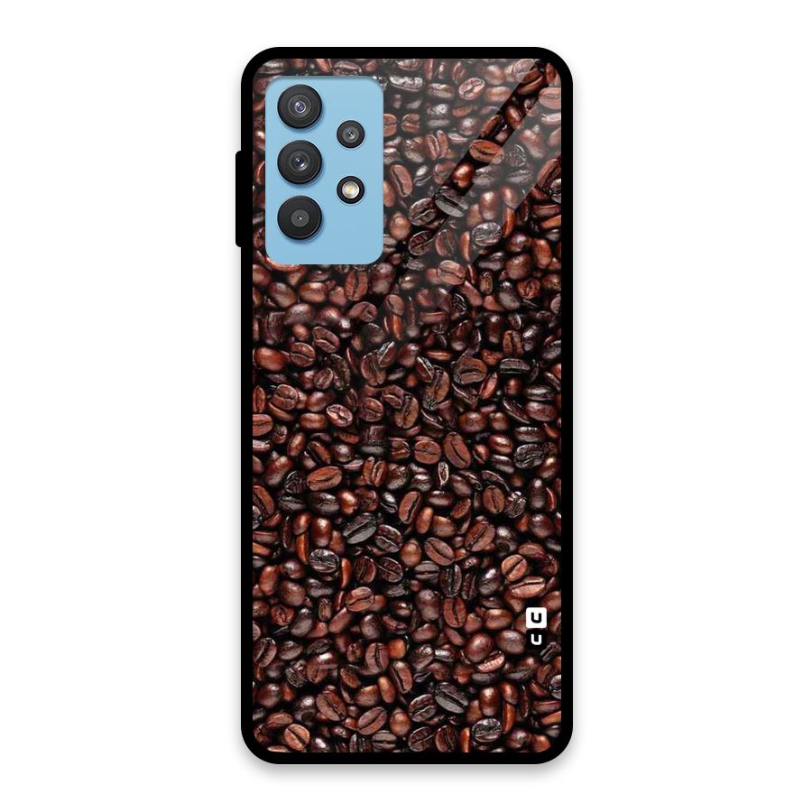 Cocoa Beans Glass Back Case for Galaxy M32 5G
