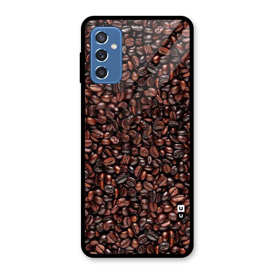 Cocoa Beans Glass Back Case for Galaxy M52 5G