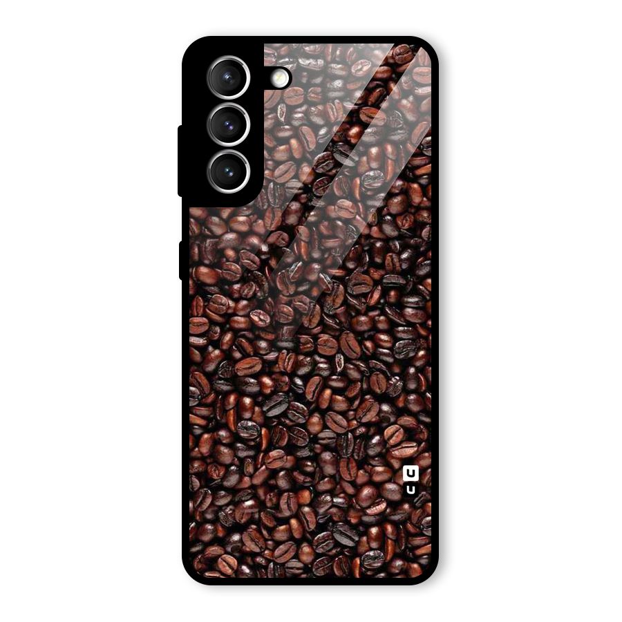 Cocoa Beans Glass Back Case for Galaxy S21 5G