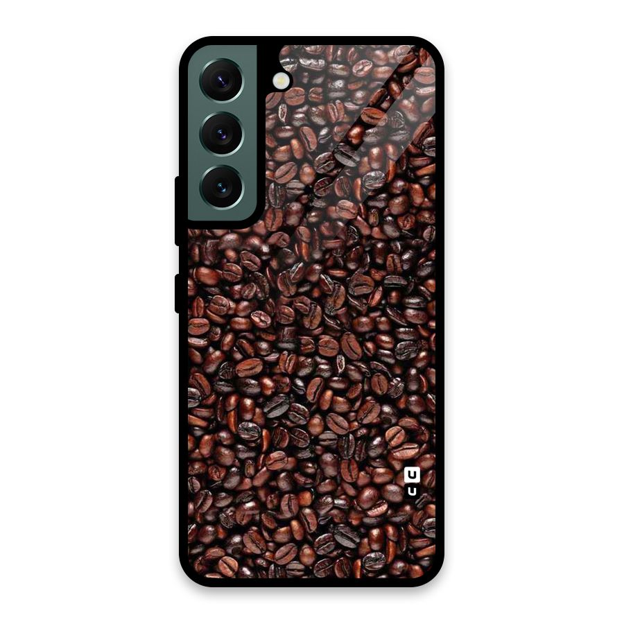 Cocoa Beans Glass Back Case for Galaxy S22 5G