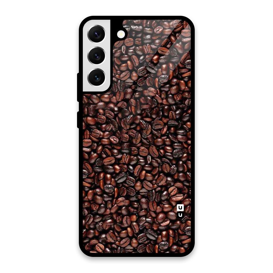 Cocoa Beans Glass Back Case for Galaxy S22 Plus 5G