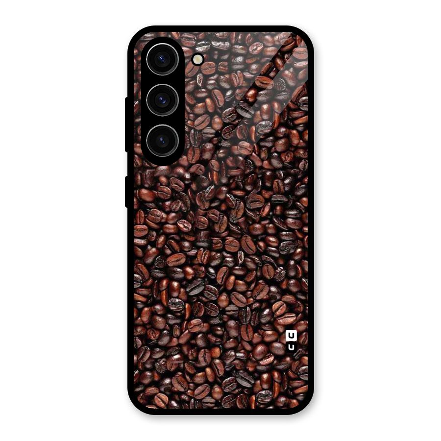 Cocoa Beans Glass Back Case for Galaxy S23