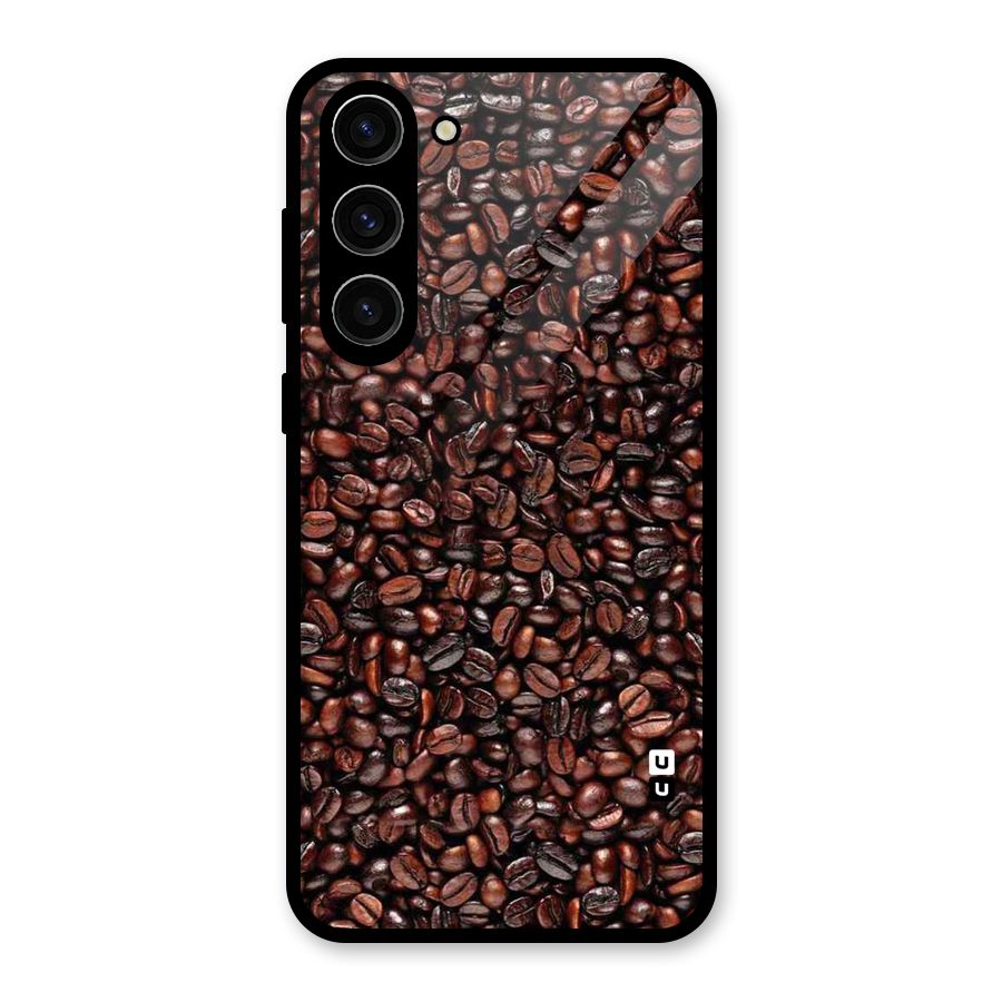 Cocoa Beans Glass Back Case for Galaxy S23 Plus