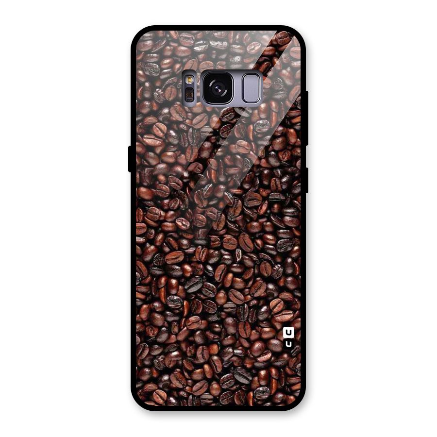 Cocoa Beans Glass Back Case for Galaxy S8