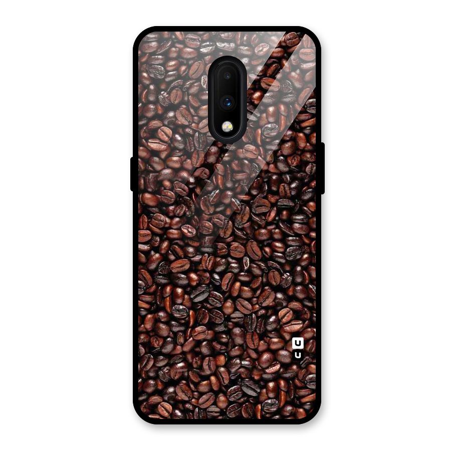 Cocoa Beans Glass Back Case for OnePlus 7